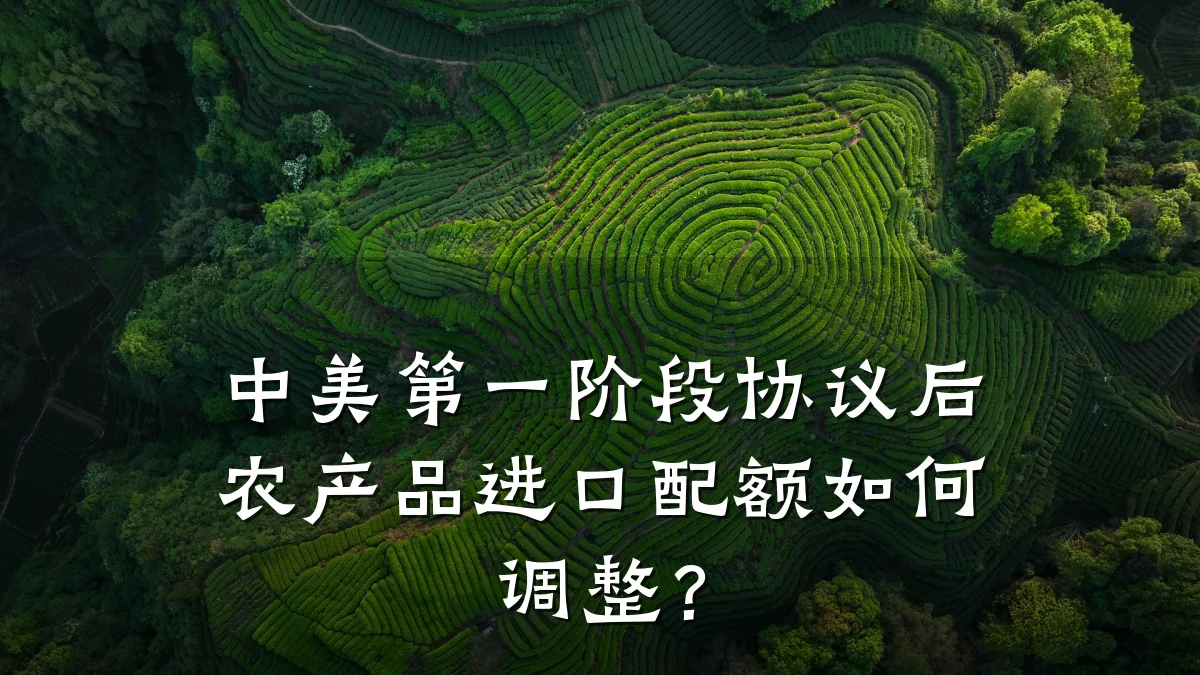 中美第一阶段协议后农产品进口配额如何调整？