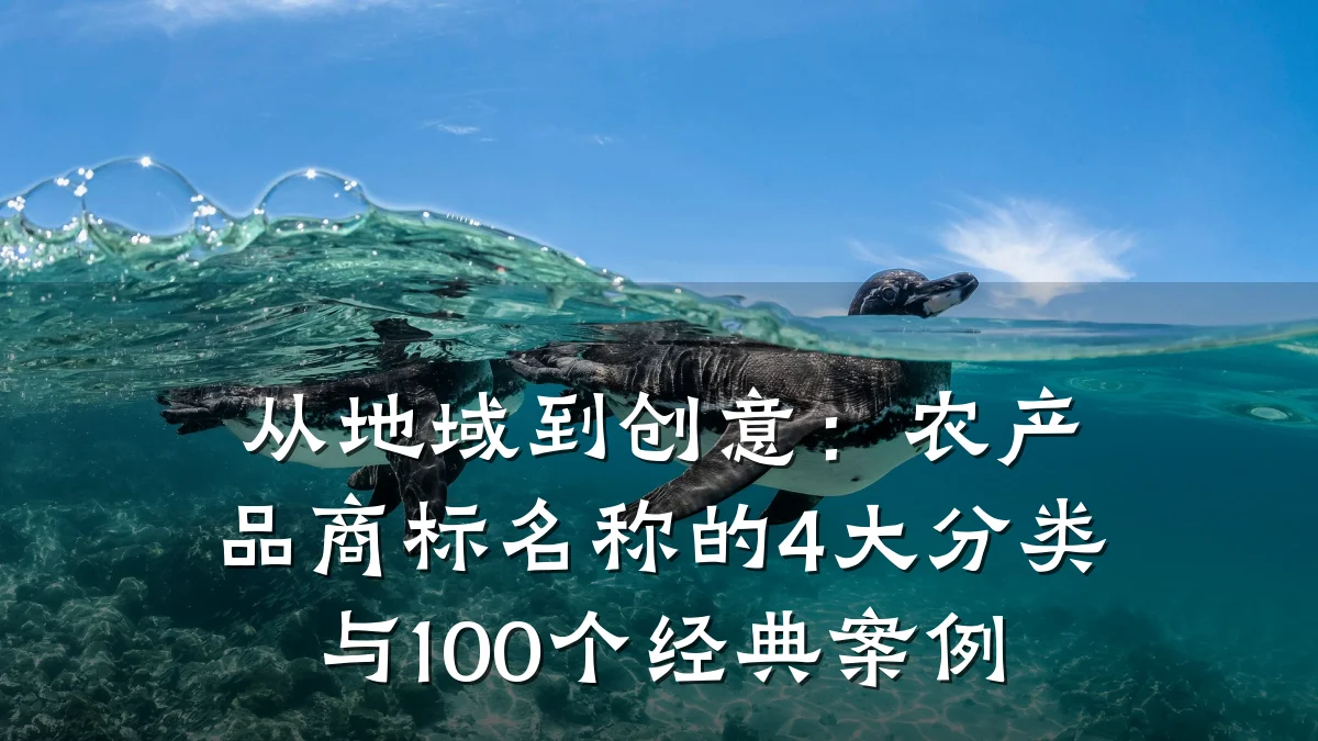 从地域到创意：农产品商标名称的4大分类与100个经典案例