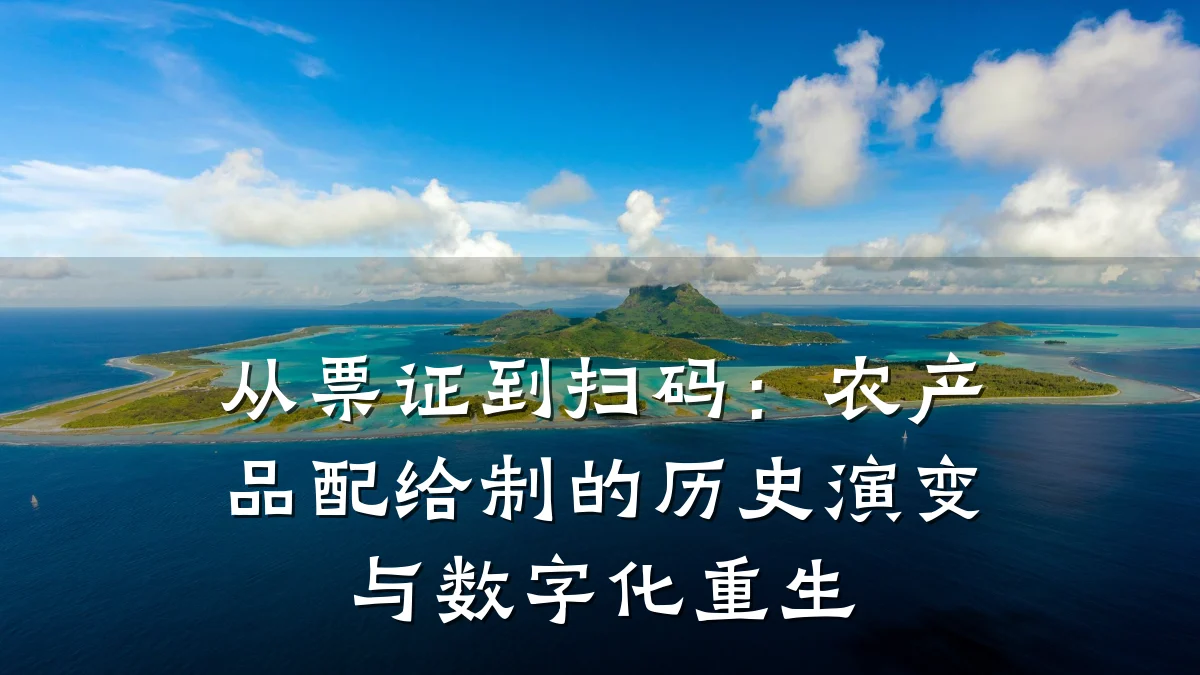 从票证到扫码：农产品配给制的历史演变与数字化重生