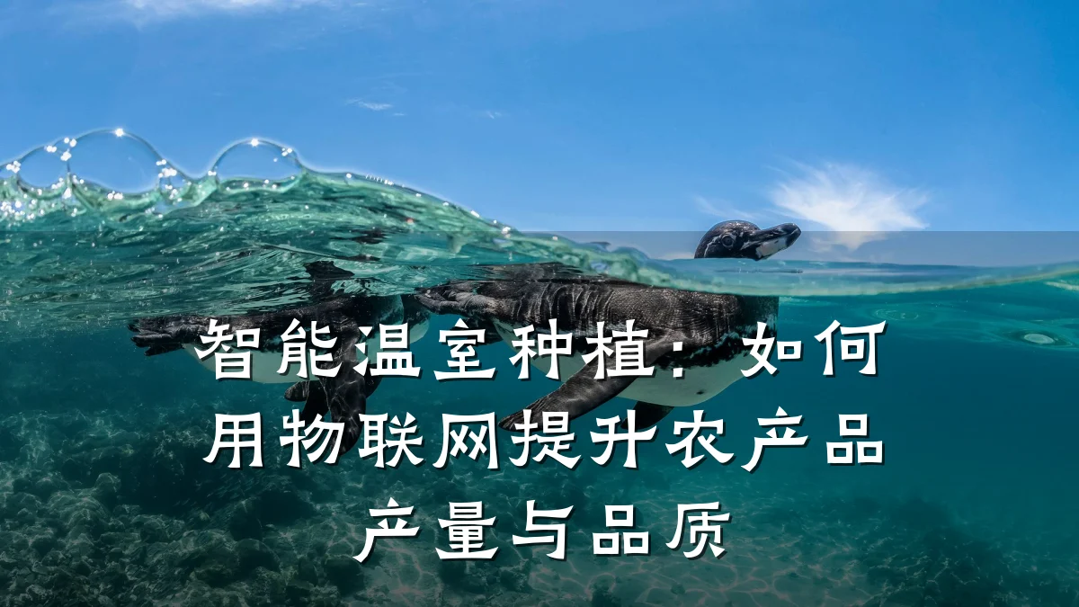 智能温室种植：如何用物联网提升农产品产量与品质