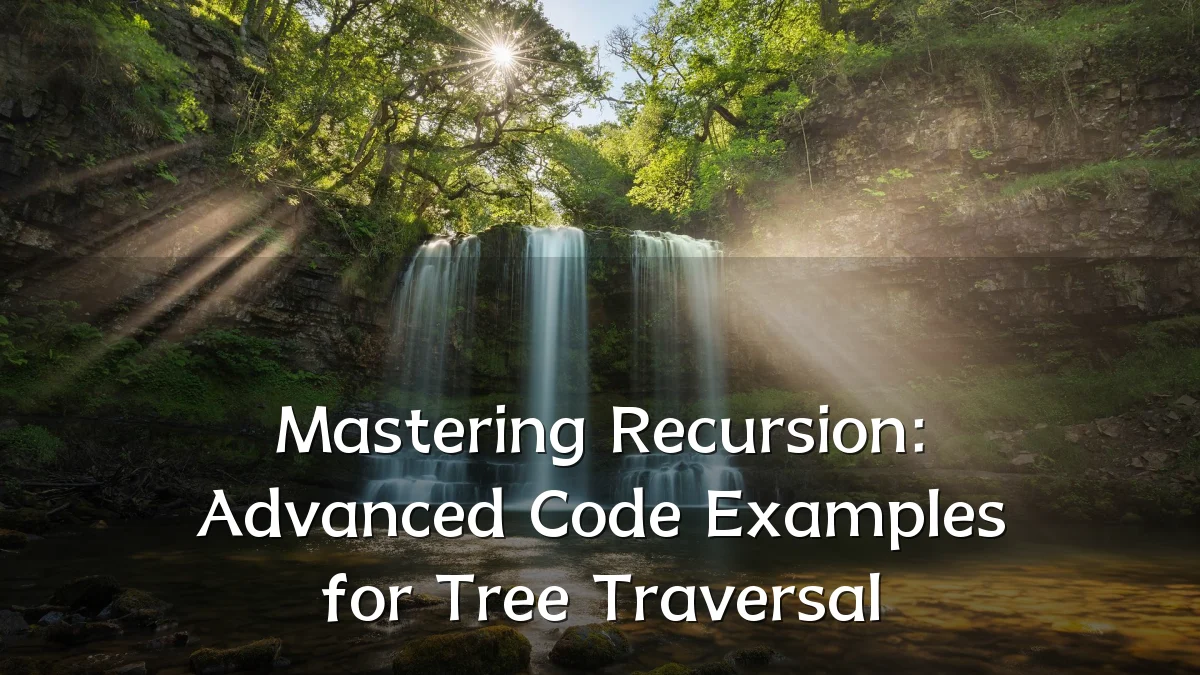 Mastering Recursion: Advanced Code Examples for Tree Traversal