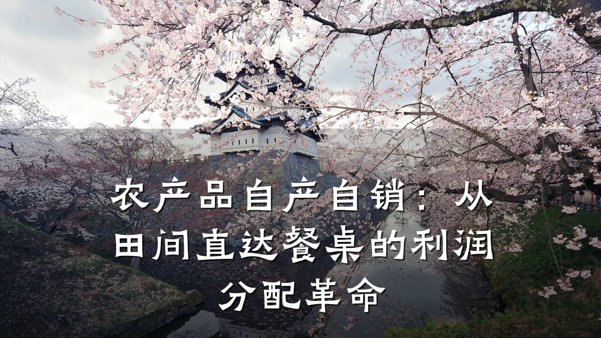 农产品自产自销:从田间直达餐桌的利润分配革命