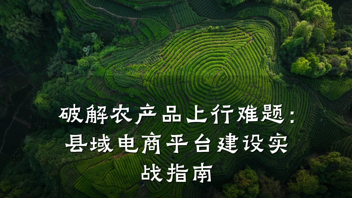 破解农产品上行难题:县域电商平台建设实战指南