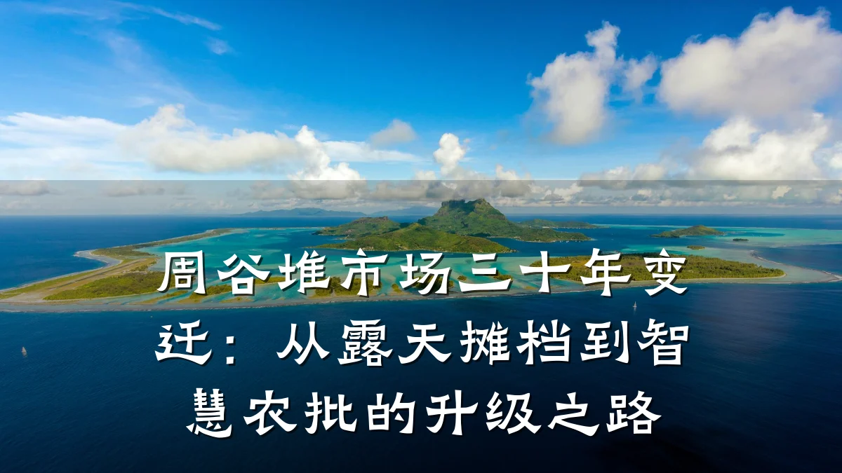 周谷堆市场三十年变迁：从露天摊档到智慧农批的升级之路
